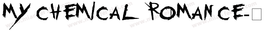 My Chemical Romance字体转换